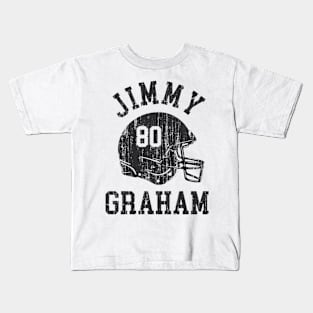 Jimmy Graham New Orleans Helmet Font Kids T-Shirt